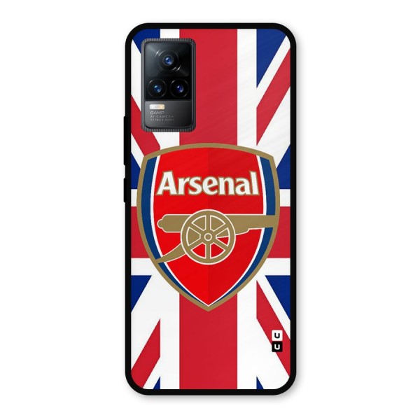 Arsenal Flag Metal Back Case for Vivo Y73