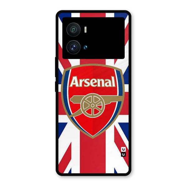 Arsenal Flag Metal Back Case for iQOO 9 Pro