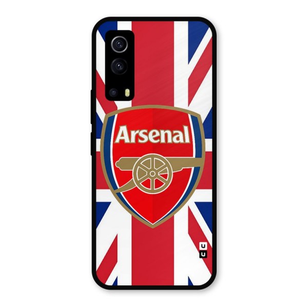 Arsenal Flag Metal Back Case for iQOO Z3