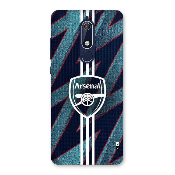 Arsenal Football Club Back Case for Nokia 5.1