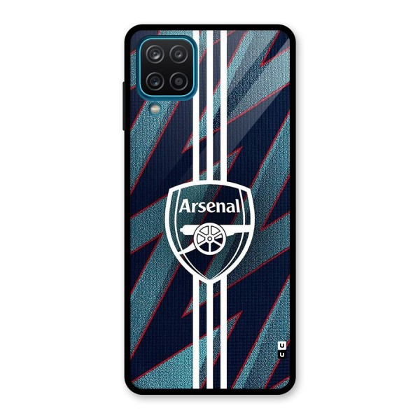 Arsenal Football Club Glass Back Case for Galaxy A12