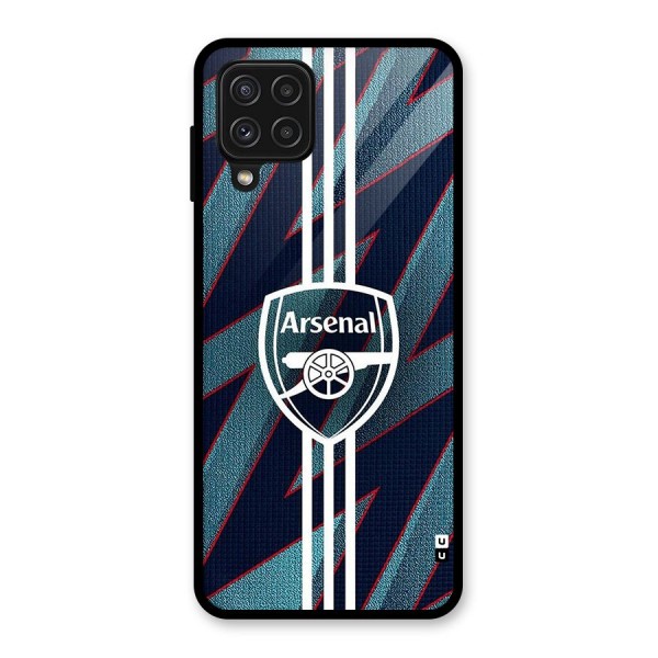 Arsenal Football Club Glass Back Case for Galaxy A22 4G