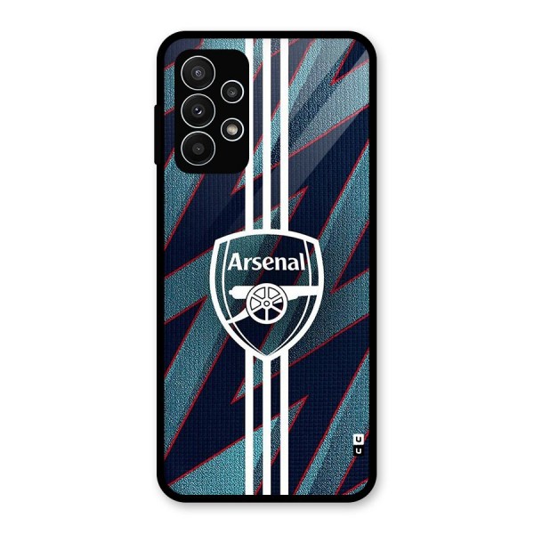 Arsenal Football Club Glass Back Case for Galaxy A23