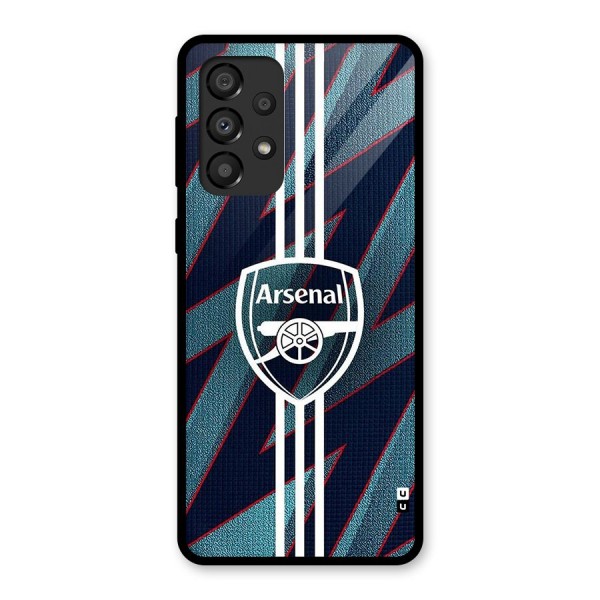 Arsenal Football Club Glass Back Case for Galaxy A33 5G