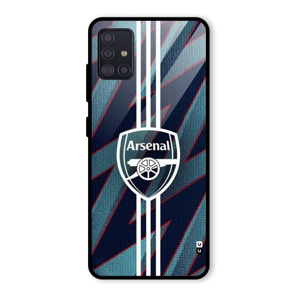 Arsenal Football Club Glass Back Case for Galaxy A51