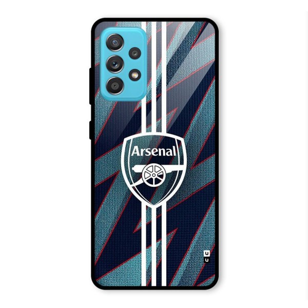 Arsenal Football Club Glass Back Case for Galaxy A52