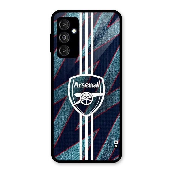 Arsenal Football Club Glass Back Case for Galaxy M14 5G