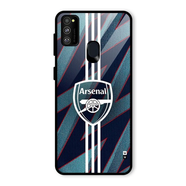 Arsenal Football Club Glass Back Case for Galaxy M21