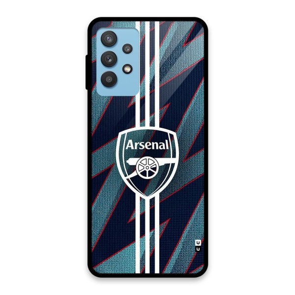 Arsenal Football Club Glass Back Case for Galaxy M32 5G