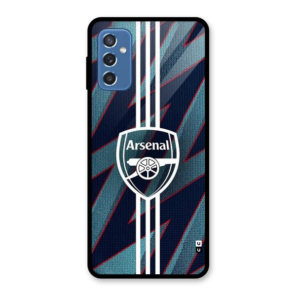 Arsenal Football Club Glass Back Case for Galaxy M52 5G