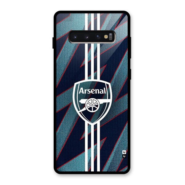 Arsenal Football Club Glass Back Case for Galaxy S10 Plus