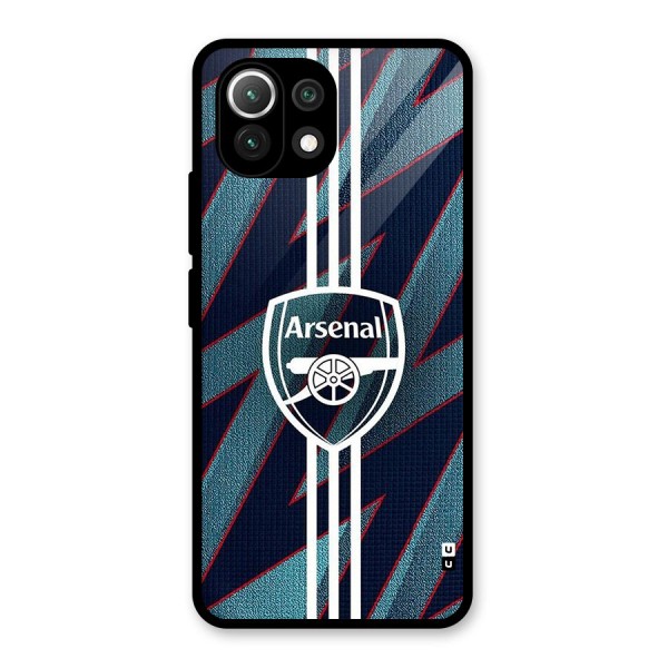 Arsenal Football Club Glass Back Case for Mi 11 Lite