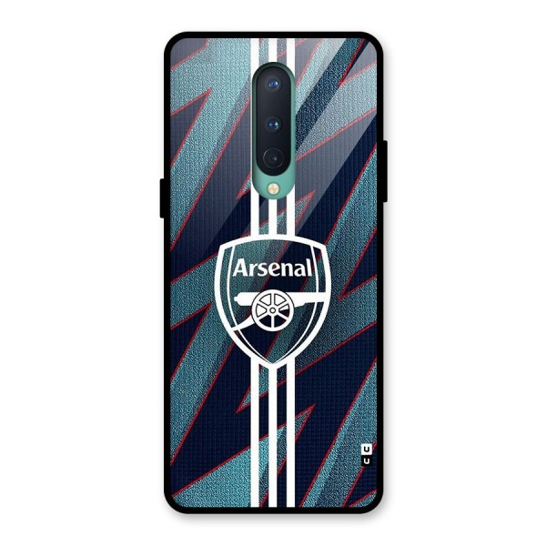 Arsenal Football Club Glass Back Case for OnePlus 8