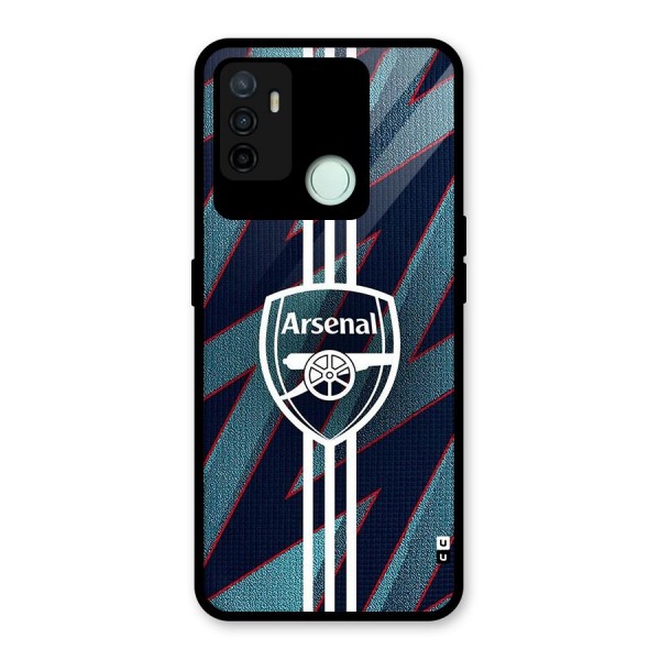 Arsenal Football Club Glass Back Case for Oppo A53