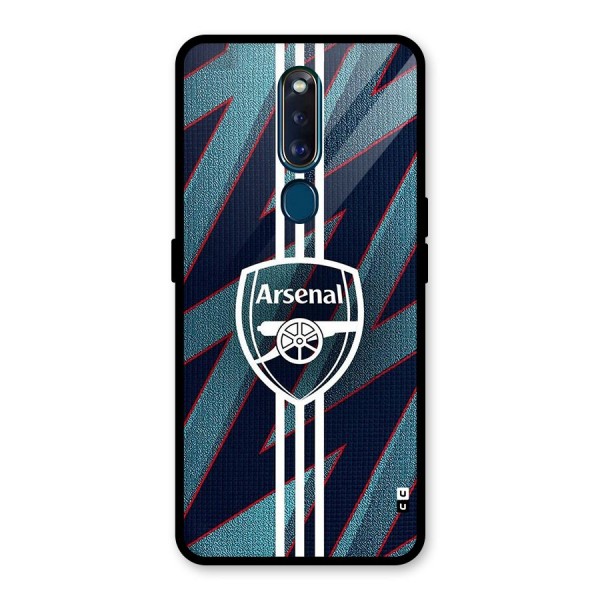 Arsenal Football Club Glass Back Case for Oppo F11 Pro