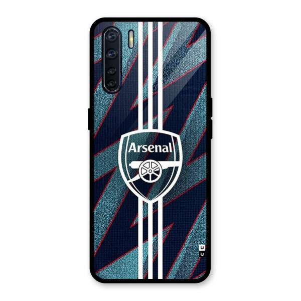 Arsenal Football Club Glass Back Case for Oppo F15