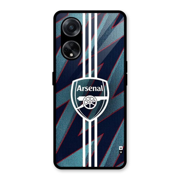 Arsenal Football Club Glass Back Case for Oppo F23