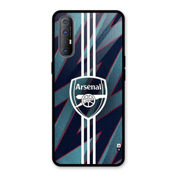 Arsenal Football Club Glass Back Case for Oppo Reno3 Pro