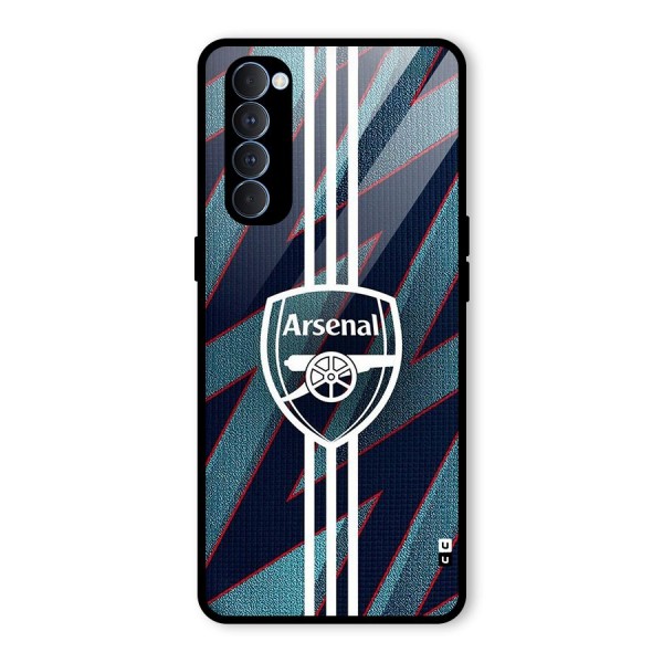 Arsenal Football Club Glass Back Case for Oppo Reno4 Pro