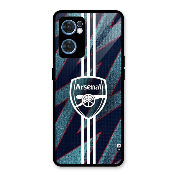 Arsenal Football Club Glass Back Case for Oppo Reno7 5G