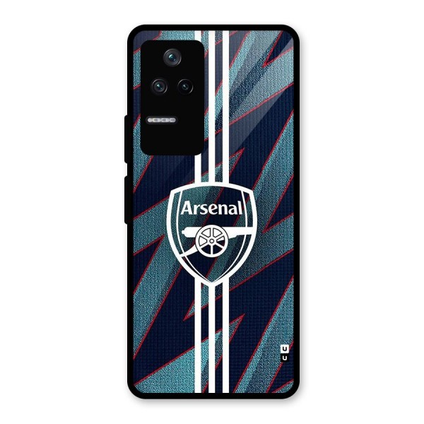 Arsenal Football Club Glass Back Case for Poco F4 5G