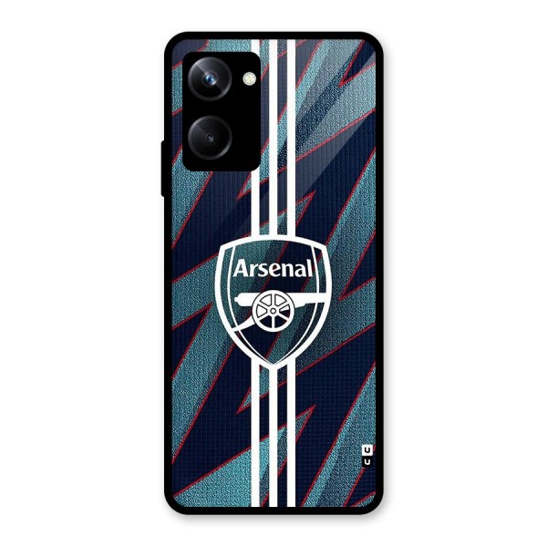 Arsenal Football Club Glass Back Case for Realme 10 Pro