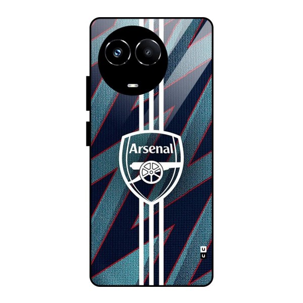 Arsenal Football Club Glass Back Case for Realme 11X