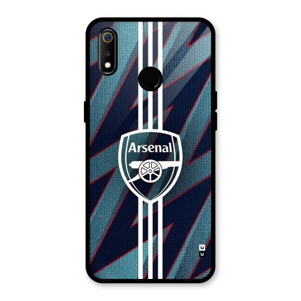 Arsenal Football Club Glass Back Case for Realme 3