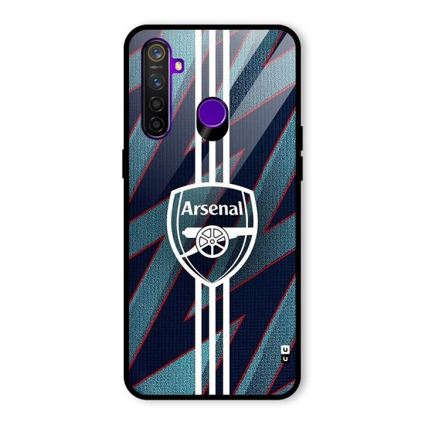 Arsenal Football Club Glass Back Case for Realme 5 Pro