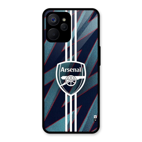 Arsenal Football Club Glass Back Case for Realme 9i 5G