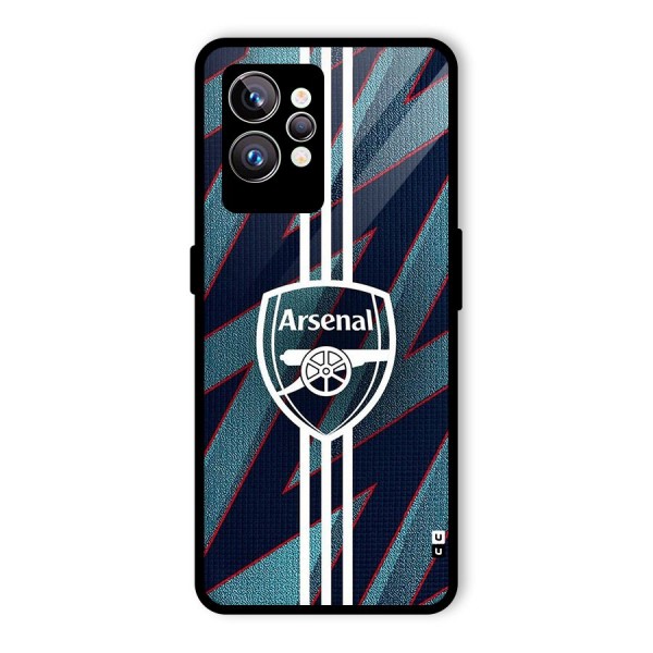 Arsenal Football Club Glass Back Case for Realme GT2 Pro