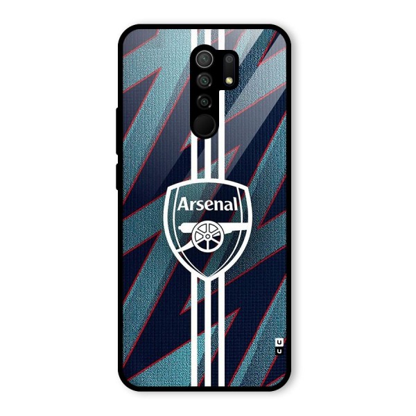 Arsenal Football Club Glass Back Case for Redmi 9 Prime