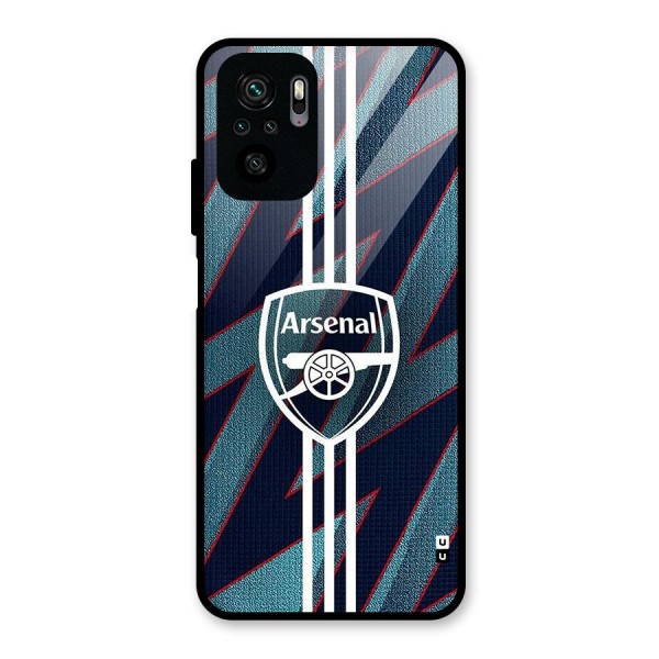 Arsenal Football Club Glass Back Case for Redmi Note 10