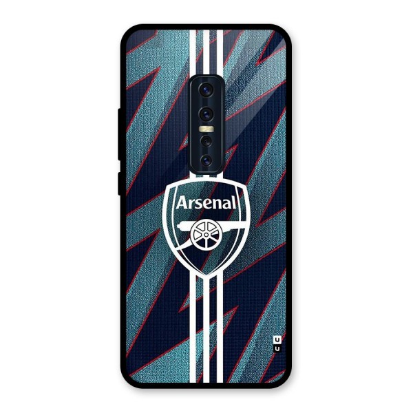 Arsenal Football Club Glass Back Case for Vivo V17 Pro