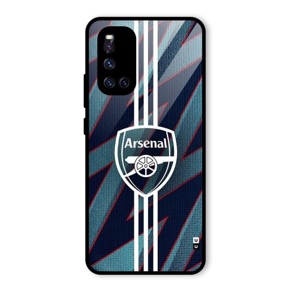 Arsenal Football Club Glass Back Case for Vivo V19