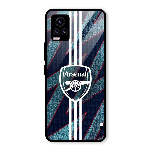 Arsenal Football Club Glass Back Case for Vivo V20