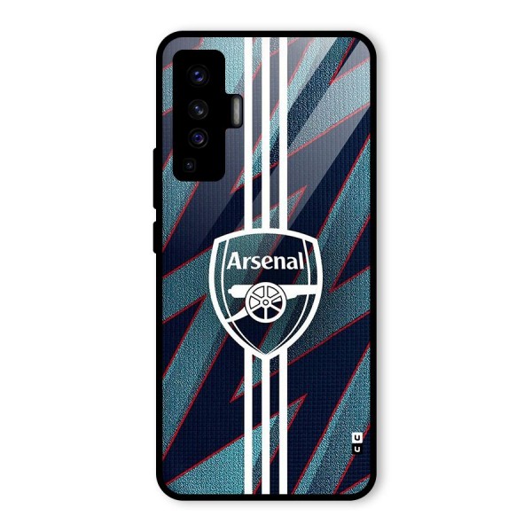 Arsenal Football Club Glass Back Case for Vivo X50