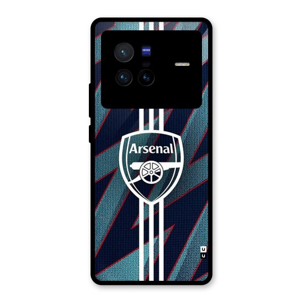 Arsenal Football Club Glass Back Case for Vivo X80