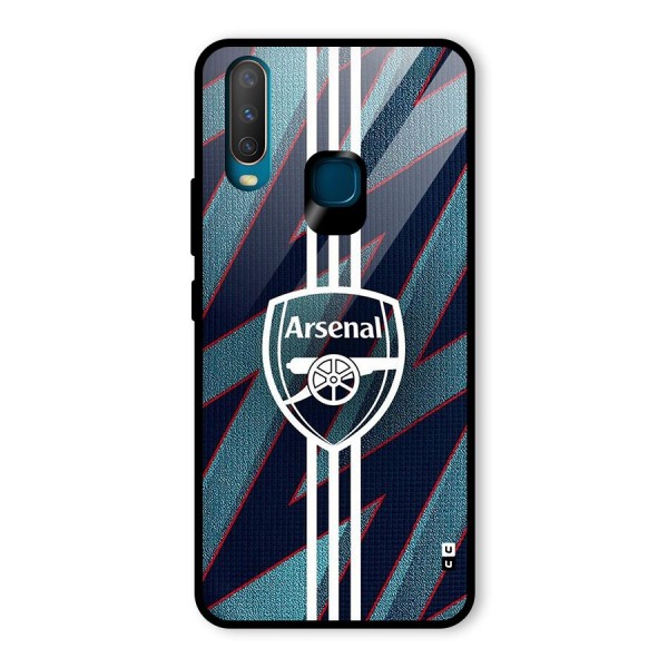 Arsenal Football Club Glass Back Case for Vivo Y17