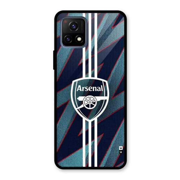 Arsenal Football Club Glass Back Case for Vivo Y72 5G