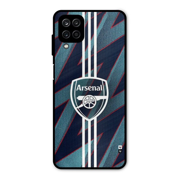 Arsenal Football Club Metal Back Case for Galaxy A12