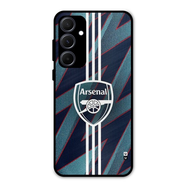 Arsenal Football Club Metal Back Case for Galaxy A35