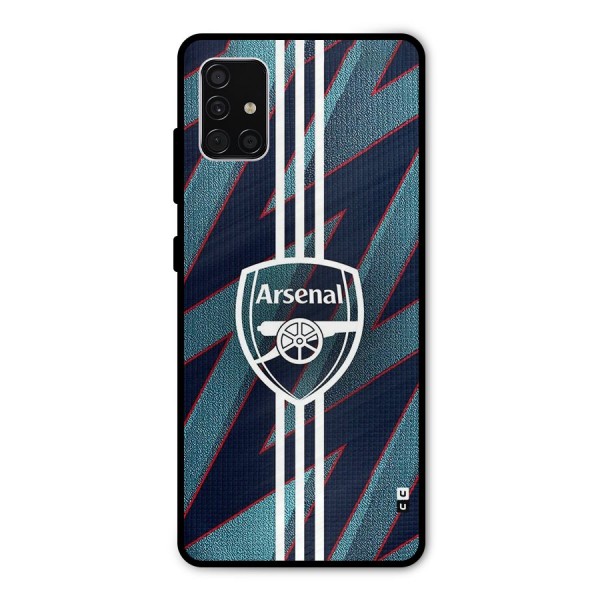 Arsenal Football Club Metal Back Case for Galaxy A51