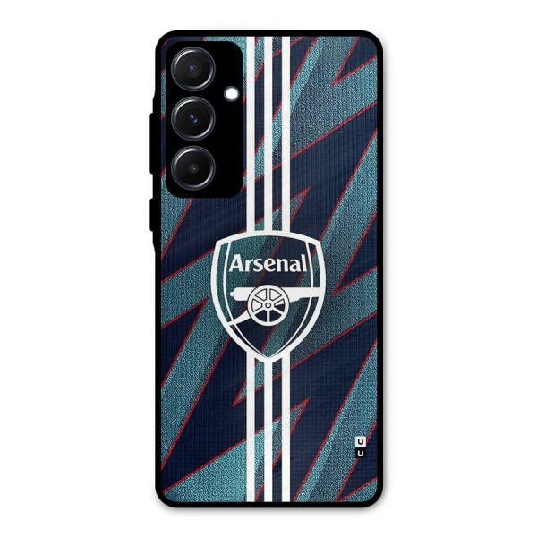 Arsenal Football Club Metal Back Case for Galaxy A55