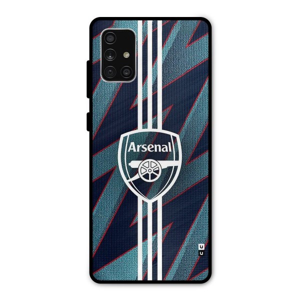 Arsenal Football Club Metal Back Case for Galaxy A71