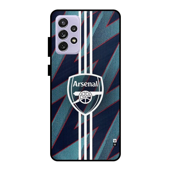 Arsenal Football Club Metal Back Case for Galaxy A72