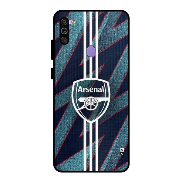 Arsenal Football Club Metal Back Case for Galaxy M11