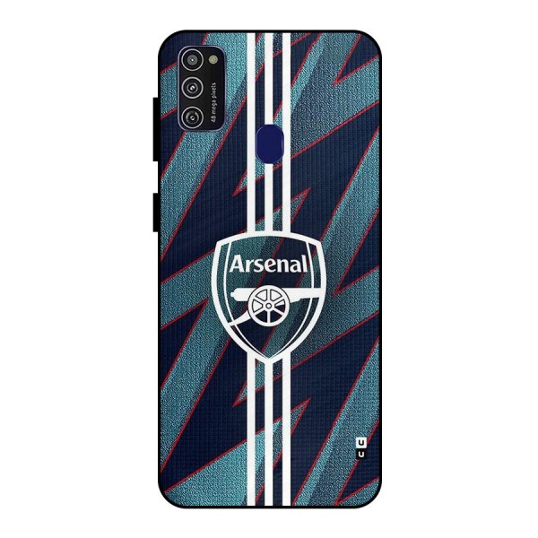 Arsenal Football Club Metal Back Case for Galaxy M21