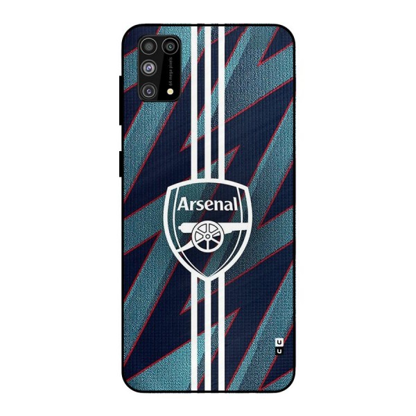 Arsenal Football Club Metal Back Case for Galaxy M31