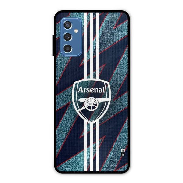 Arsenal Football Club Metal Back Case for Galaxy M52 5G